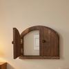 Rustic Style Solid Wood Switch Cover Self Adhesive Outlet Cover Socket Protector  Living Room