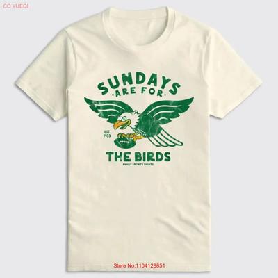 Sunday Are For The Birds Vintage T Shirt Philly Sports Vintage Washed Slightly Graphic Versatile Casual Designer Clothes