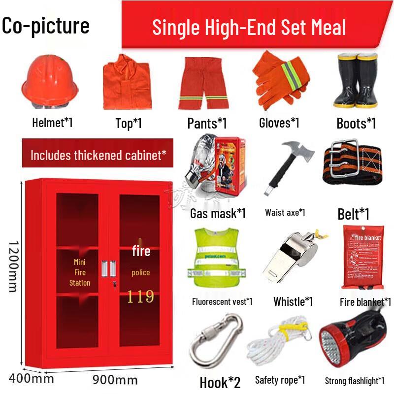 Xietu Type 97 Micro Fire Station Emergency Cabinet Kit
