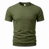 Men Simple Casual Old Money Textured Crew Neck Short Sleeve T Shirt