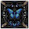 Tarot Tischdecke Schmetterling Blume Astrologie Altartuch Wahrsagekarten Tischdecke Wandteppich Hexerei Zubehör
