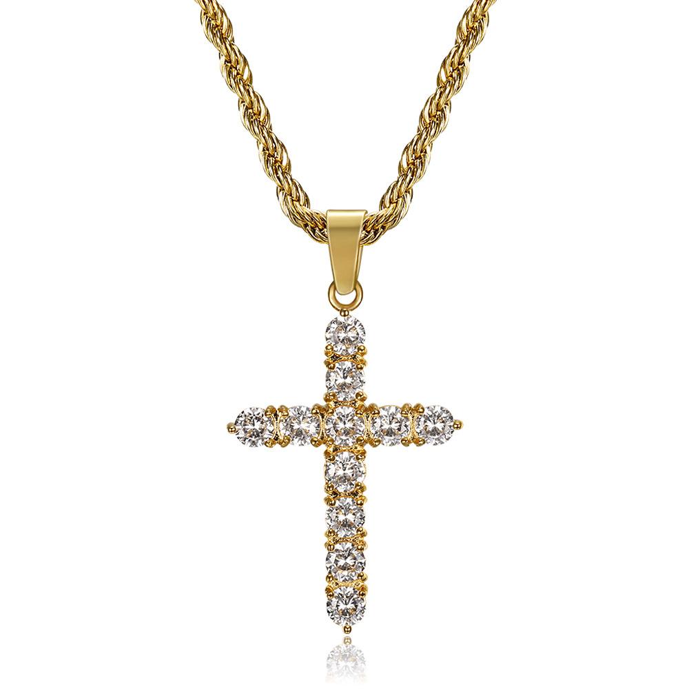 European and American Fashion Exquisite Jewelry, Gold-plated Zircon Pendant Necklace 2026 60CM