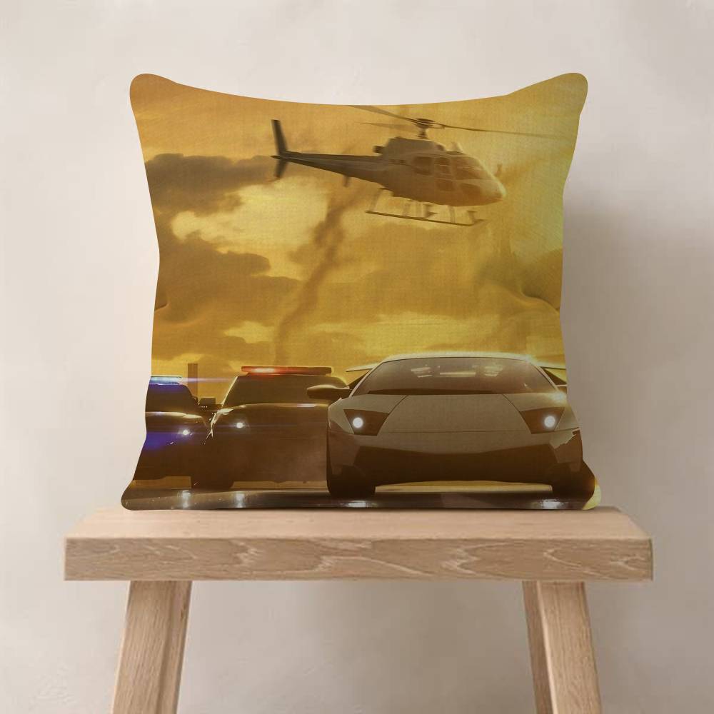 Pc NNeed For SSpeeds Game Pillow Cushion Cover Pillowcase Living Room Sofa Home Decor Customized