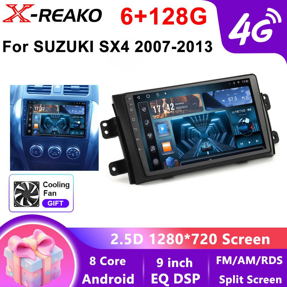 Android 12 für Suzuki SX4 2007 - 2013 Autoradio Für Fiat Sedici Multimedia-Player 4G 8-Kern Autoradio GPS-Navi Carplay SWC Headunit
