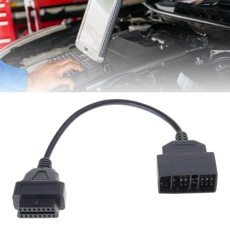 22 Pin to 16 Pin OBDII Extension Cable Strong  OBD2 22 Pin to 16 Pin Connector Vehicle Diagnostic Extension for Vehicles
