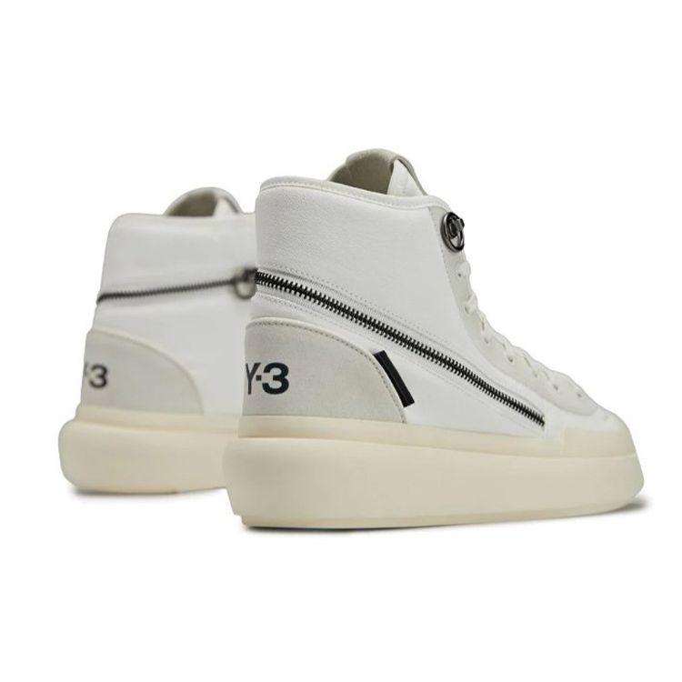 Adidas Y-3 Ajatu Court High White Orbit Grey Unisex Sneakers Core-White Cream-White GW8619