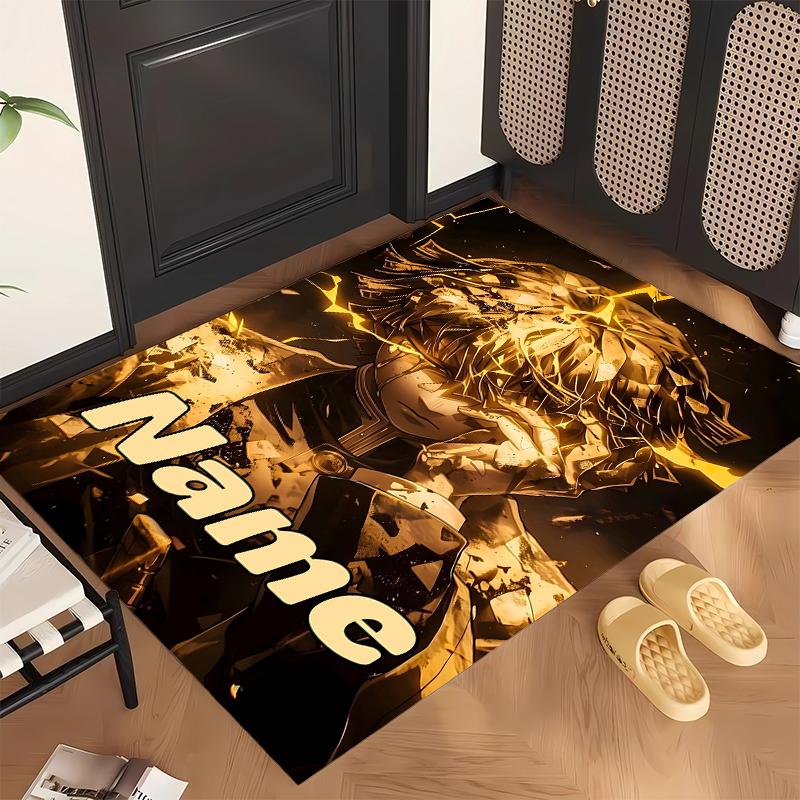 Zenitsu (5) Personalisierter Name Büro Teppich Stilvolle Dekoration für Wohnzimmer Schlafzimmer Küche