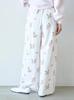 Poodle print long pants PWCP255329OWHTF