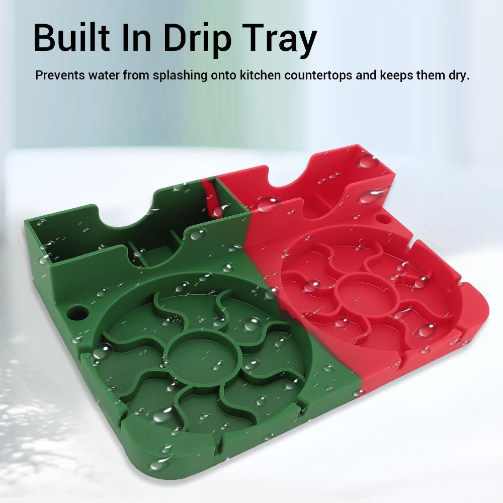 8.19×5.71×1.81in Bottle Dryer Stand Non Slip Base Bottle Drying Holder Home