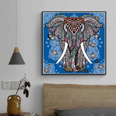 5D DIY Diamond Painting Animal Rhinestone Art Picture Full Round Elephant Diamond Embroidery Mosaic Home Decoration Gift
