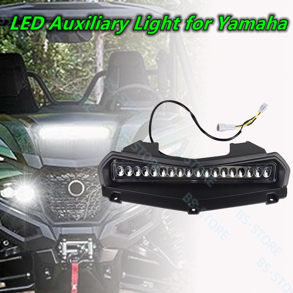 

Светодиодная подсветка воздухозаборника для Yamaha RMAX 1000, передний дополнительный прожектор, панель капота, ДХО, подсветка воздухозаборника для Yamaha Wolverin 2025-2025-