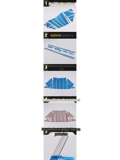 2019 Eclipse Cross Stainless Steel Window Trim Decorative Strip for Anti-Scratch Protection