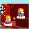 Cute Chinese Lucky God Car Hanging Ornament Prosperity And Wealth Charm