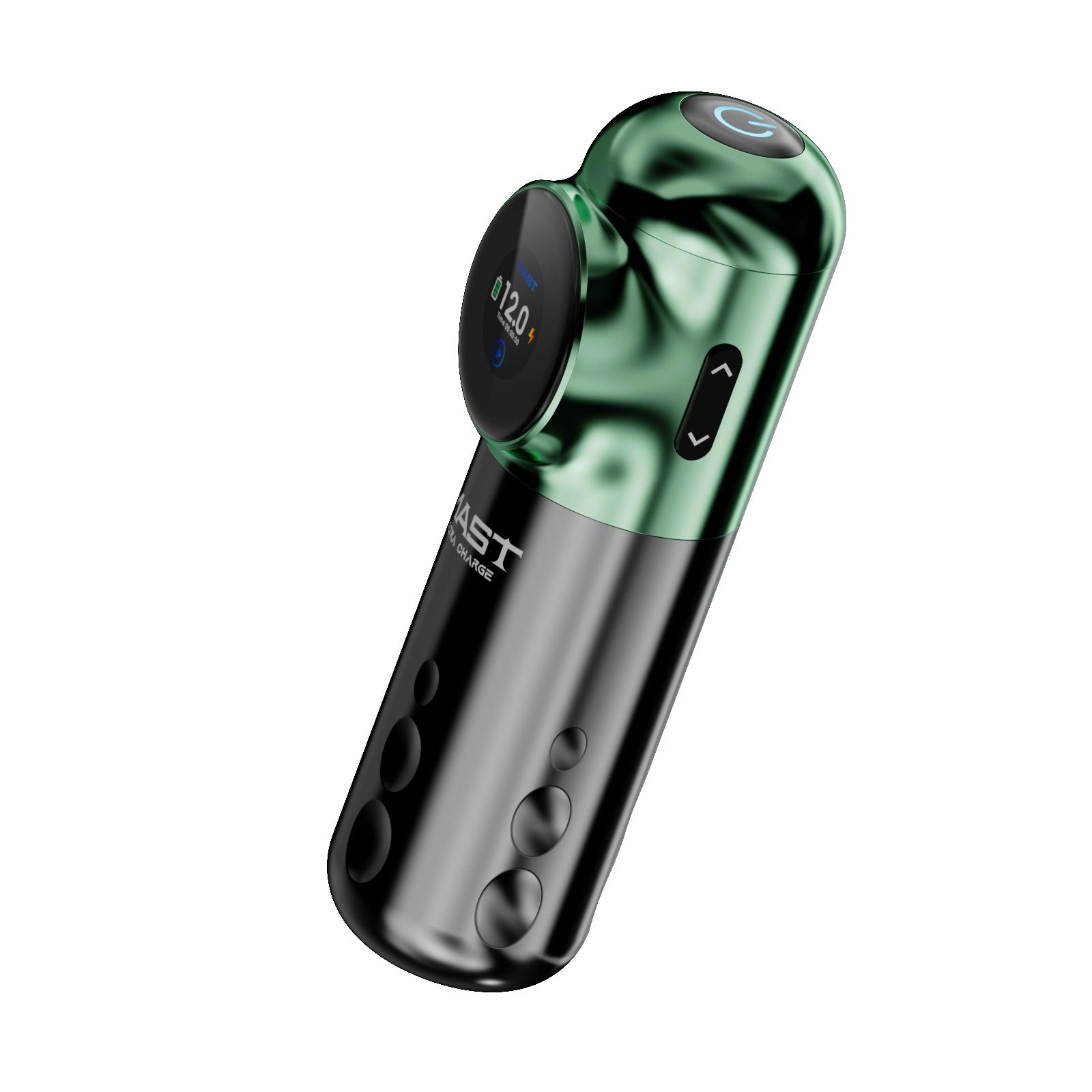 

Машина для татуировки Mast Archer S, бесщеточный двигатель от Mcore, длина хода 4,2 мм, роторный аккумуляторный пистолет для профессиональных художников зелёный