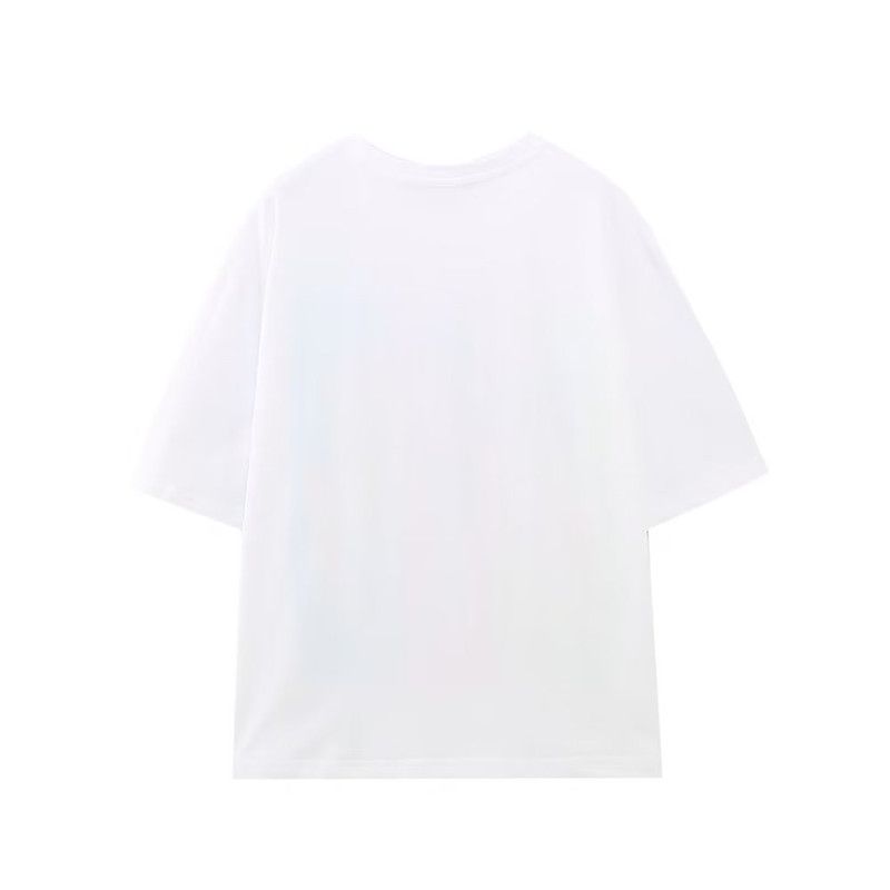 Fashion Style Summer New Arrival Female Slim Looking All-Matching Round Neck Short Sleeve Girl Print T-shirt 0085358 250