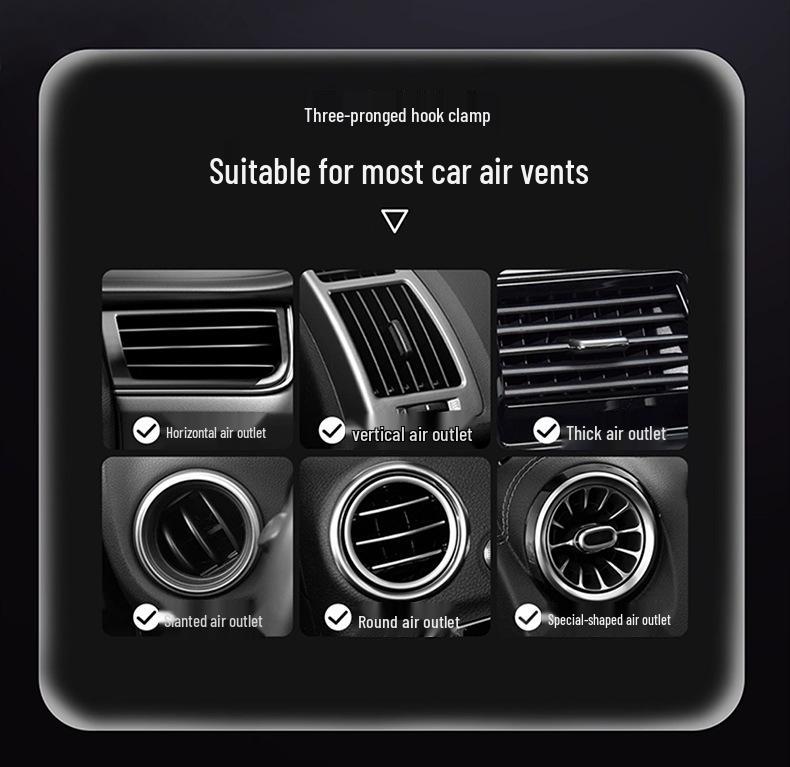 Four-Axis Wireless Car Charger & Phone Holder with Auto-Induction