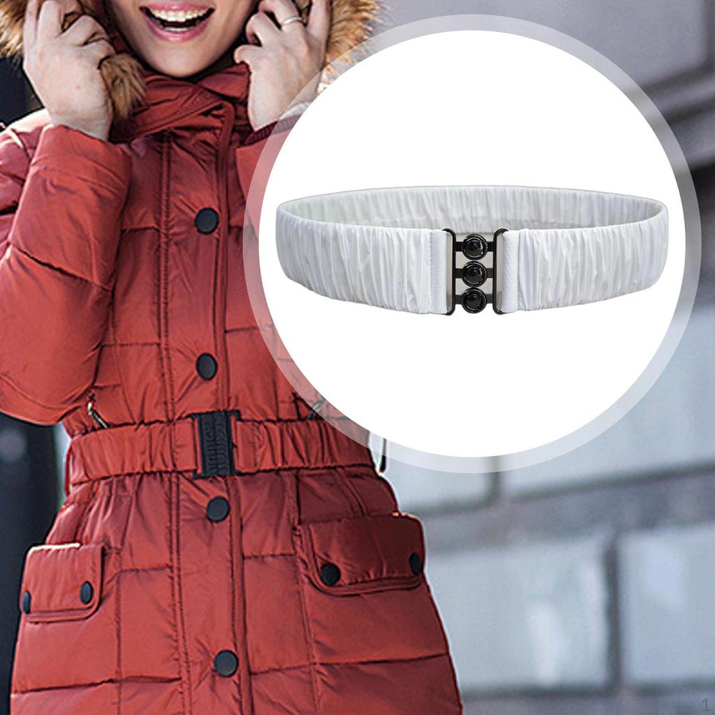 Elastic Waist Belt Casual Elegant Waistband for Winter Outwear Clothes