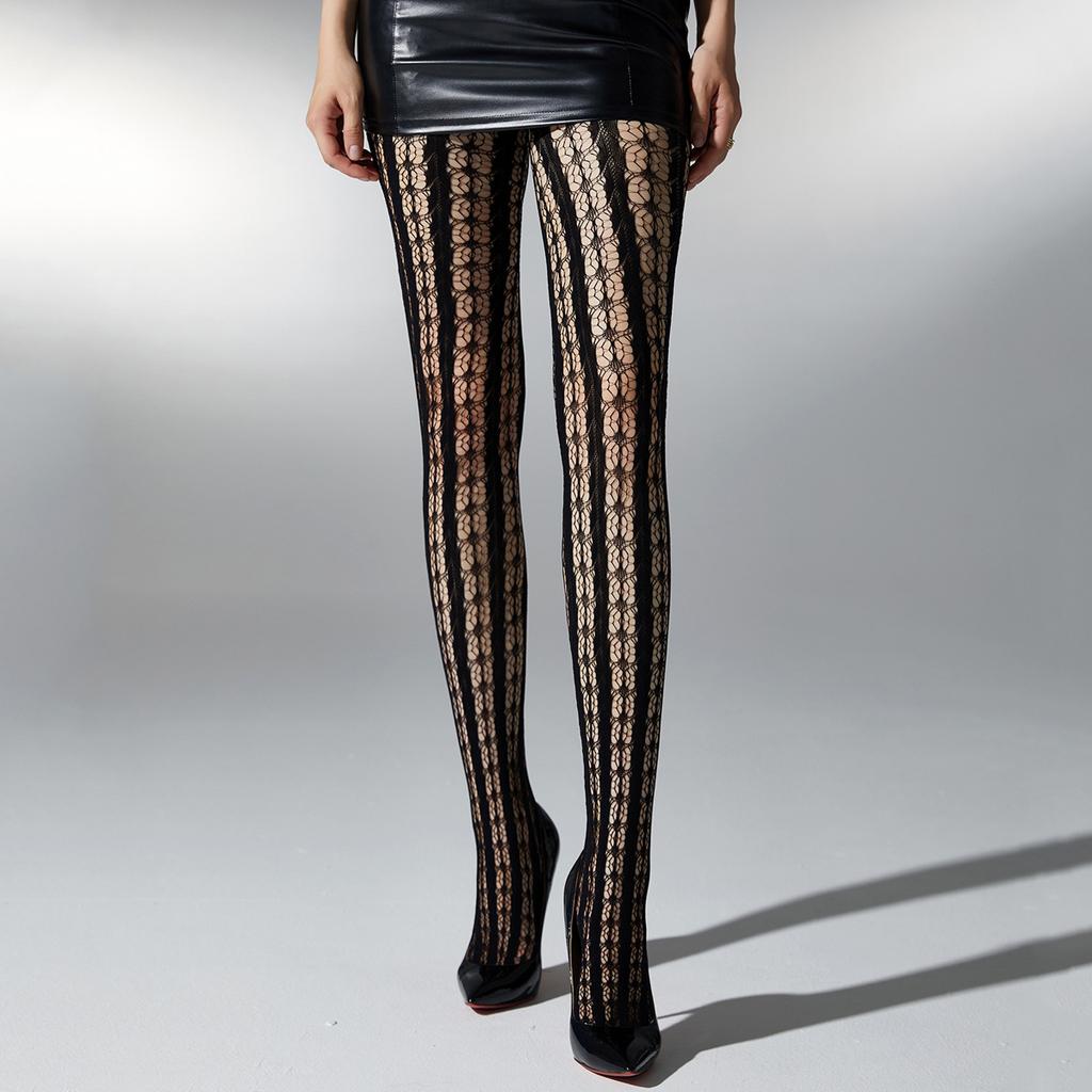 Jacquard Bat Netting Stockings Dense Bat Netting Jacquard Fishnet Stockings