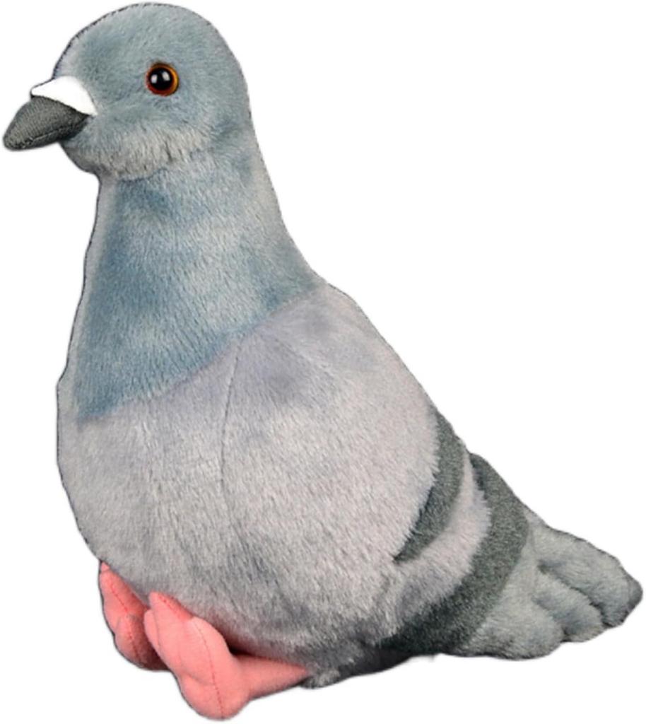 20cm Kawaii Simulated Gray Pigeon Plush Toy Cute Soft Stuffed Animals Plush Dove Bird Doll Collection Model Gifts Home Décor