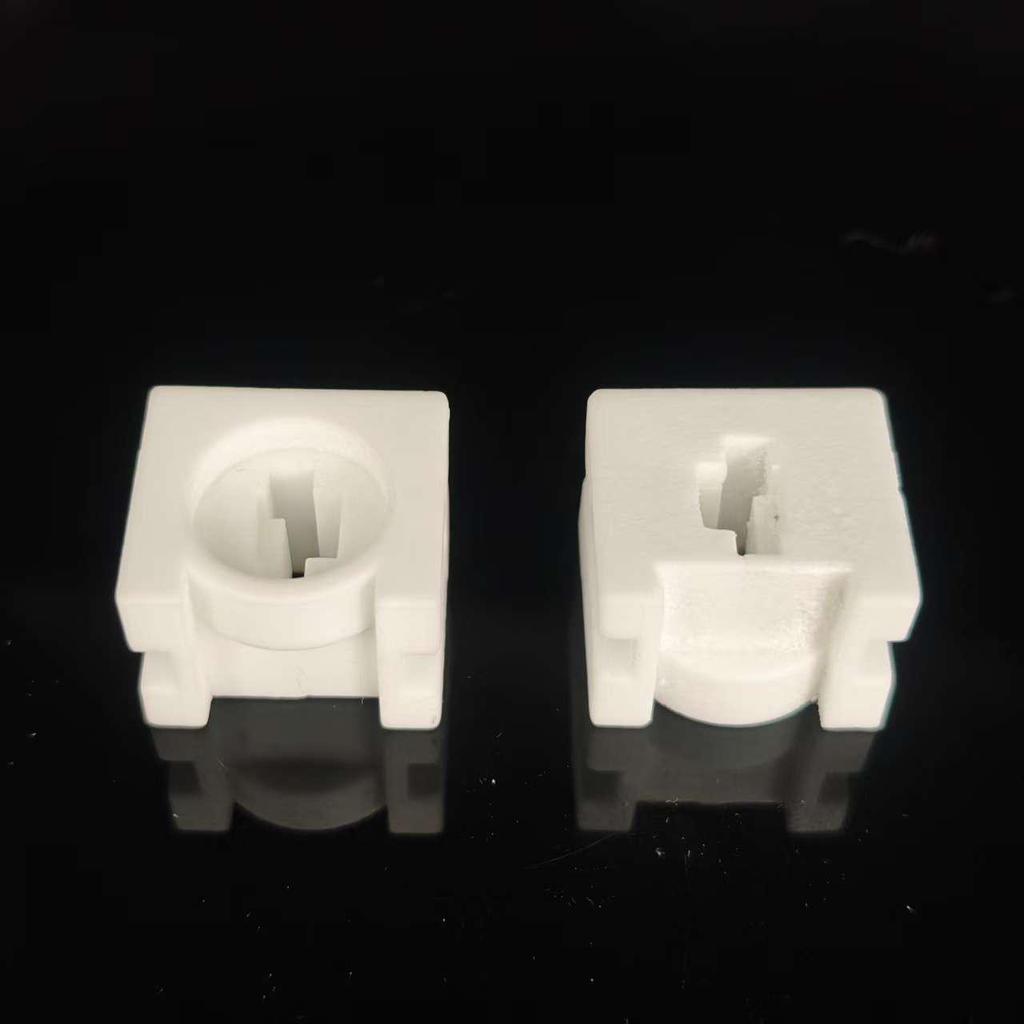 Wear-Resistant, Pressure-Resistant Alumina Ceramic Square Block and Single-Hole Insulator