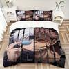 Powerful Anime Characters Print 3Pcs Bedding Setduvet Cover With 2 Bedropillowcase Home Birthday Gift