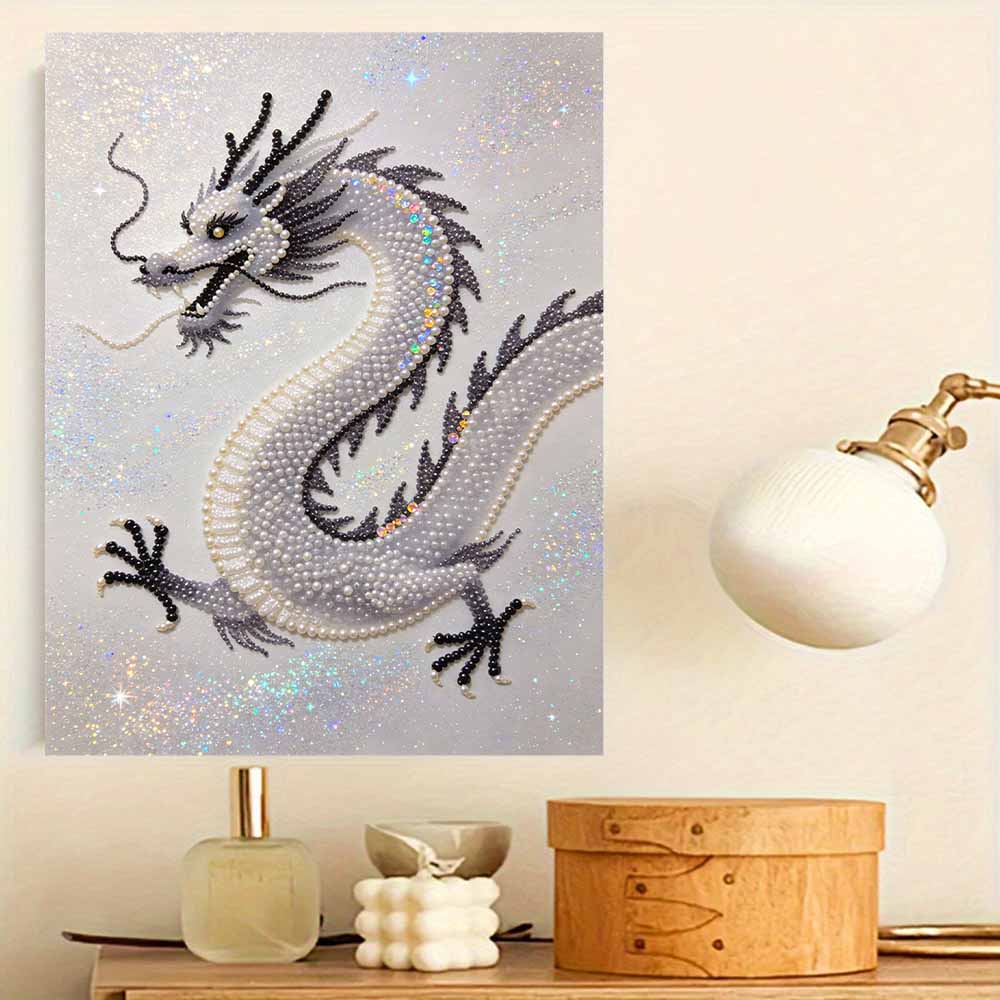 Majestic Dragon Pearl Kit 5D DIY Rhinestone Art Craft for Home Desktop Decoration Relaxing Handmade Gift