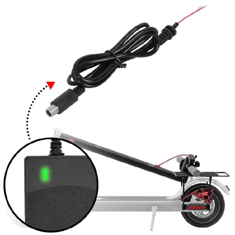 Cavo di Alimentazione di Ricambio per Monopattino Elettrico 42V 2A, Cavo di Uscita di Ricarica, Adattatore di Ricarica per Monopattino Elettrico per M365