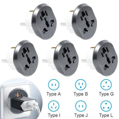 UK US AU Do UE Gniazdo Zasilania AC Wtyczka Adapter Konwerter Ładowarka Podróżna 250V 10A Uniwersalny Adapter Podróżny UE Konwerter Euro