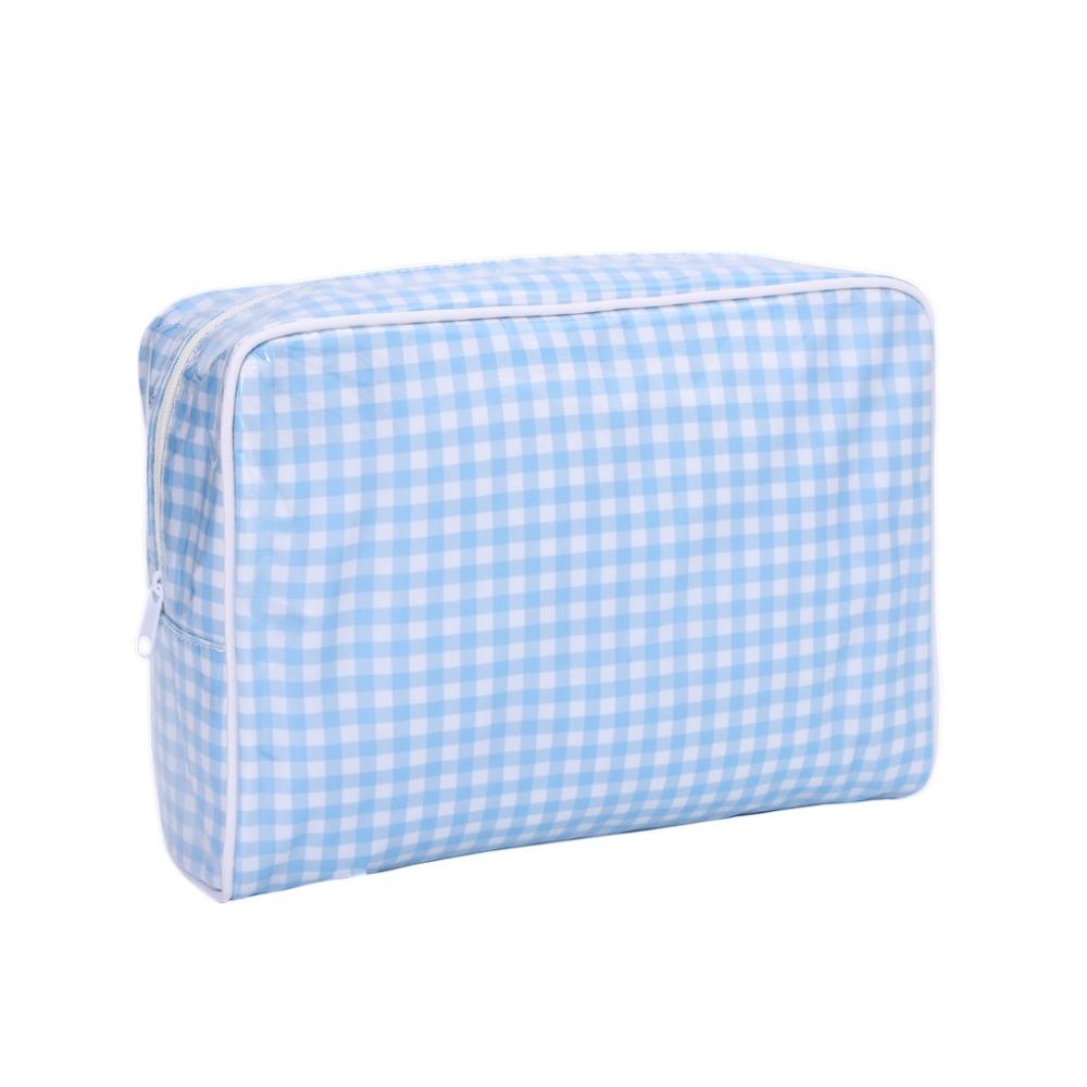 Polyester PVC Cosmetic Bag Double-layer Color-printed Makeup Organizer Large Capacity Waterproof Cosmetic Storage Bag