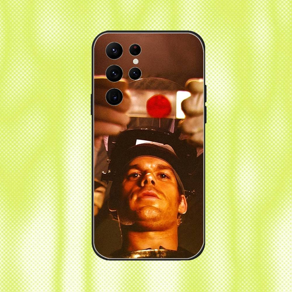 Dexter Morgan Phone Case For Samsung S 25,24,23,22,30,21,10,9,Ultra,Plus,Lite,FE,4,5G Black Soft Case