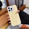 Korean glitter jelly solid color suitable for iPhone16Pro max Apple 17 mobile phone case 15/14 simple soft case