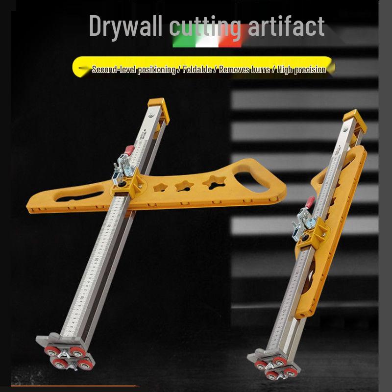 8-Wheel Gypsum Board Stainless Steel Folding Hand Roller Cutter