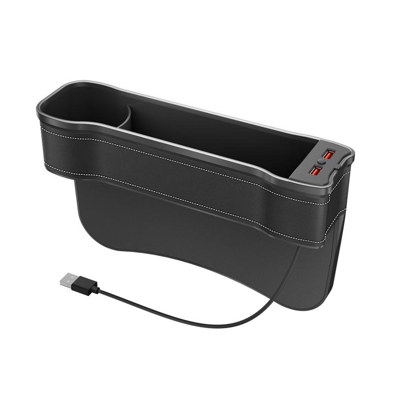 Iridescent Multifunctional Car Seat Gap Organizer with Ambient Light