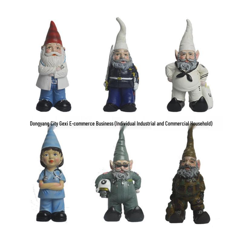 Cross-border Elf & Dwarf Garden Ornaments: Unique Resin Crafts