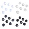 7Pcs 20 Sided Empty Blank Dices 20mm Acrylic Polyhedral Dices Mathematical Tools Board Game Accessories Easy To Use