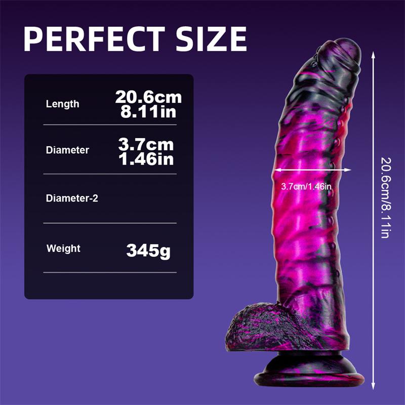 Caterpillar Soft Silicone Mixed Color Heteromorphic Dildo Female Masturbation Sm Sex Toys Adult Products