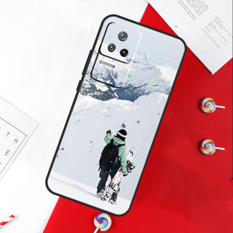 Cool Sports Snowboarding Cover For Xiaomi 13T 11T 12T 14T Pro 13 14 15 Ultra POCO X7 Pro X3 X5 X6 F5 F6 M6 Pro Case