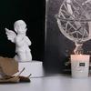 Creative Knee Leaning Cherub Resin Craft Ornament Home Angel Decoration