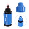 5Pcs Blue Garden Hose Water Quick Connector 1/4" Hose Connector 1/2 To 3/4" Thread Nipple Water Pipe Tap Fittings New