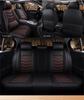 6D Stereo PU Leather Car Cushion Seat Covers Car-styling Full Surrounded Front+rear Cushion 5-Seats For all Seasons...