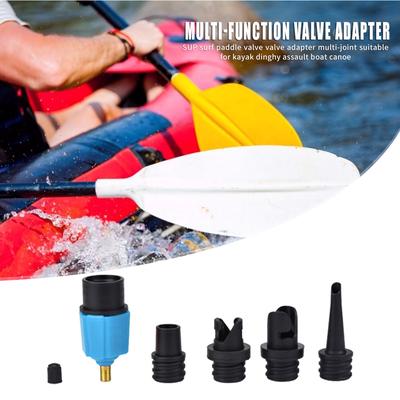 Boat Air Valve Adapter Kayak Air Valve Pump Rubber Paddle Board Canoe Converter for Family Outdoor Water Decoration