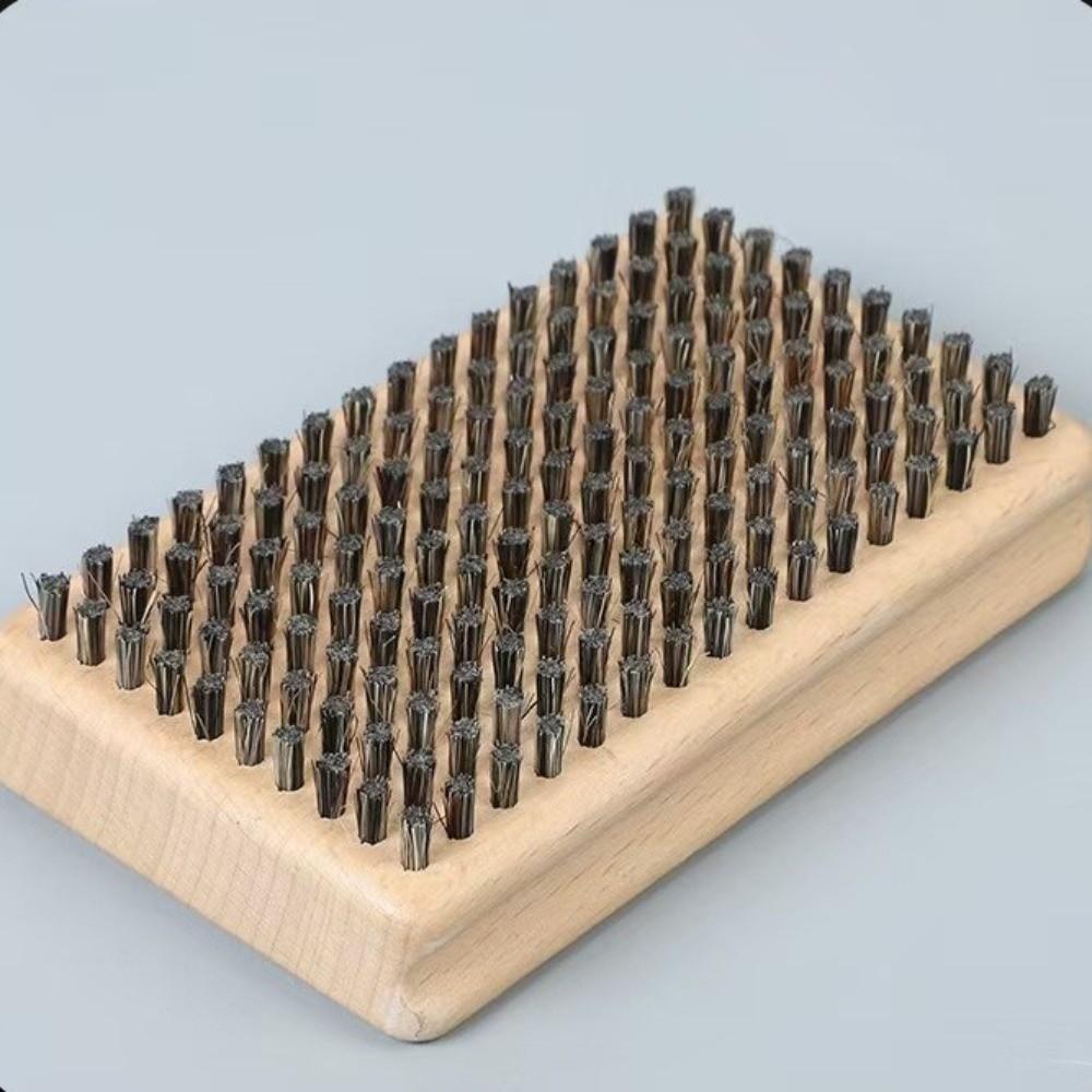 Nylon Bristle Ski Wax Brush Kit Brass Bristle Snowboard Maintenance Tool Ski Tuning