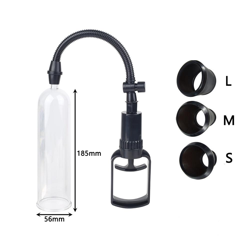 Penis Vacuum Pump, Manual Penis Enlarger Enlargement Extend Pump Air Pressure Device,Adult Male Sex Toys for Men Stronger Bigger