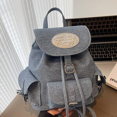 2025 Summer New Korean Version Backpack Bag Women's Fashion College Style Backpack Large Capacity Casual Tote Travel Bag