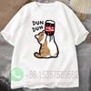 Cartoon Cat Drink Salary Increase Beverages Mens Tracksuit Tshirt Cotton Casual Sportswear Crew Neck Pullover Short Sleeve Top