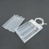 3slot  AA Battery Holder Box Case with Switch  2slot AA 4.5V Battery Holder Box Case with Lead Transparent Box Q1