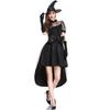 New Halloween Witch Costume Adult Cosplay Black Witch Long Dress Cosplay Costume