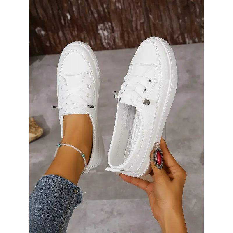 Spring and Summer Fashion New Breathable Round Toe Mouth Casual and Comfortable Flat Walking Shoes Sneakers Zapatos De Mujer