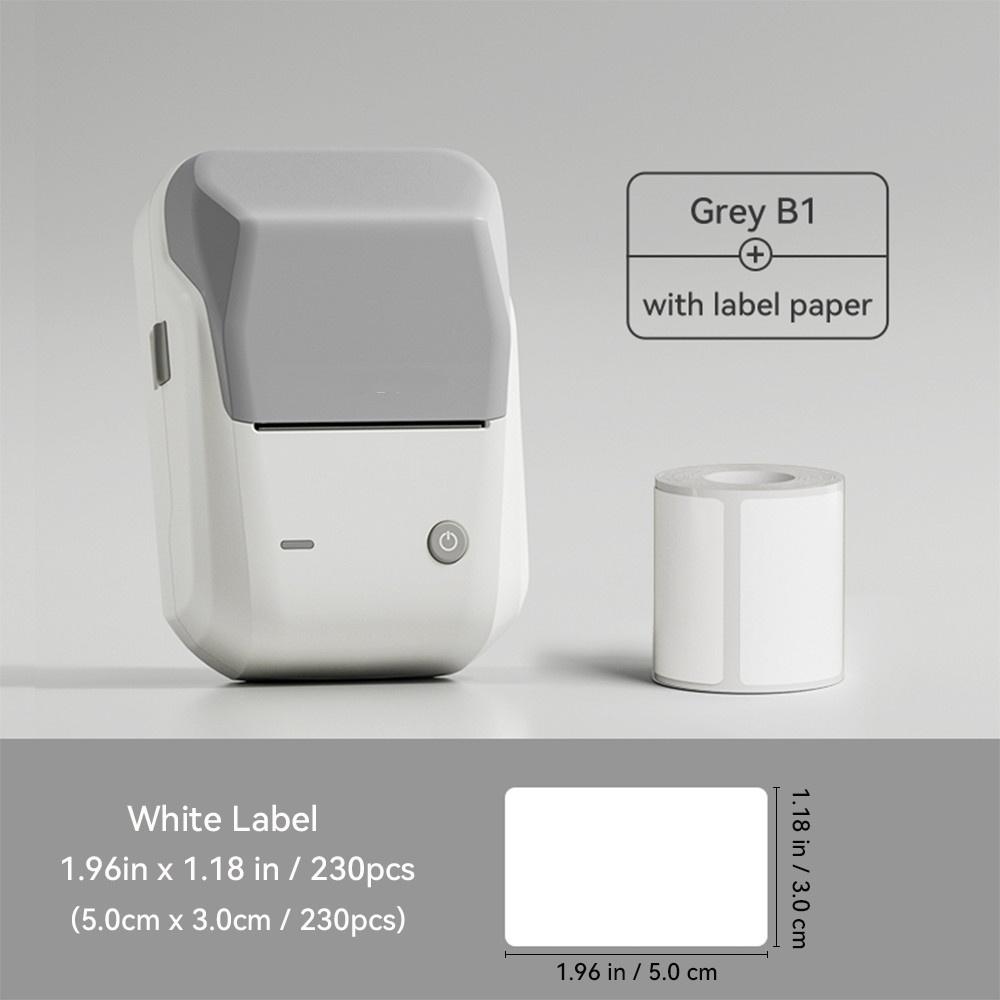 B1 2 Inch Portable Inkless Label Printer Office Business Bluetooth Auto Identification Label Maker