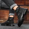 British Style Boots Men Fashion Outdoor High Top Sneakers Male New Ankle Boots For Men Casual Motorcycle Shoes Punk Men’s Shoes